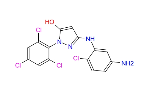 1-(2',4',6'-三氯苯基)-3-(2'-氯-5'-氨基苯胺基)-5-吡唑酮 86491-51-2