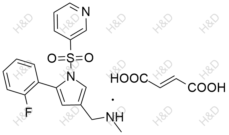 Vonoprazan(Fumarate)	沃诺拉赞（富马酸盐）	881681-01-2
