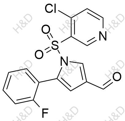 1-((4-chloropyridin-3-yl)sulfonyl)-5-(2-fluorophenyl)-1H-pyrrole-3-carbaldehyde	沃诺拉赞杂质95