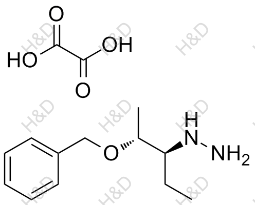 ((2R,3S)-2-(benzyloxy)pentan-3-yl)hydrazine oxalate	泊沙康唑杂质84草酸盐	