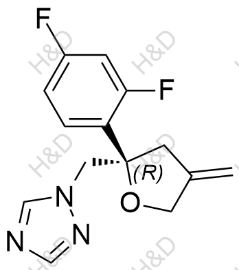 (R)-1-((2-(2,4-difluorophenyl)-4-methylenetetrahydrofuran-2-yl)methyl)-1H-1,2,4-triazole	泊沙康唑杂质137	