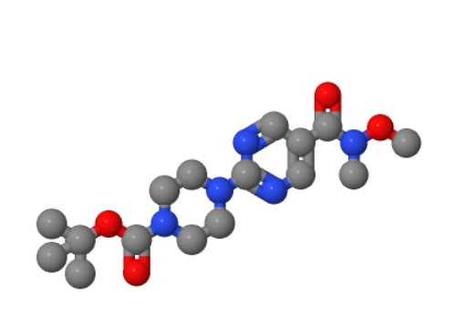 tert-Butyl 4-(5-(methoxy(methyl)carbamoyl)pyrimidin-2-yl)piperazine-1-carboxylate 1703794-70-0