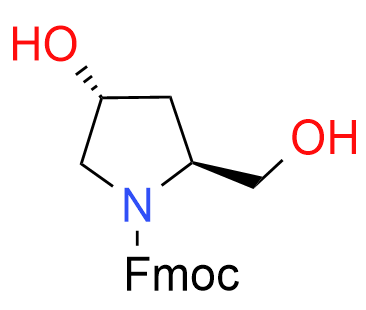 (2S,4R)-(9h-芴-9-基)甲基4-羟基-2-(羟基甲基)吡咯烷-1-羧酸盐