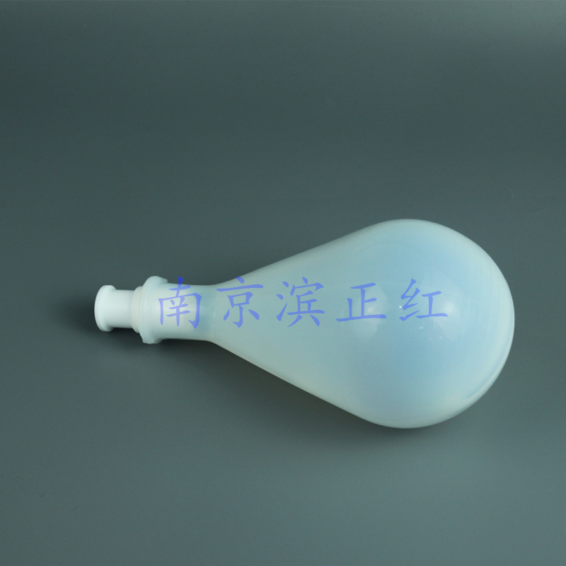 PFA茄形瓶500ml耐腐蚀透明PFA旋蒸瓶500mlPFA旋转蒸发烧瓶