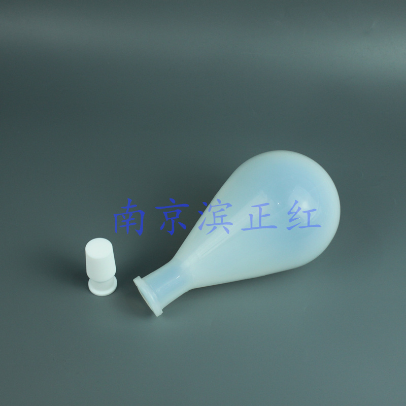 PFA茄形瓶500ml耐腐蚀透明PFA旋蒸瓶500mlPFA旋转蒸发烧瓶