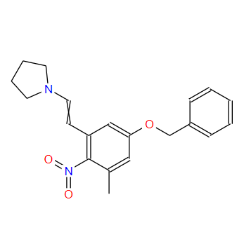 Pyrrolidine, 1-[2-[3-methyl-2-nitro-5-(phenylmethoxy)phenyl]ethenyl]-