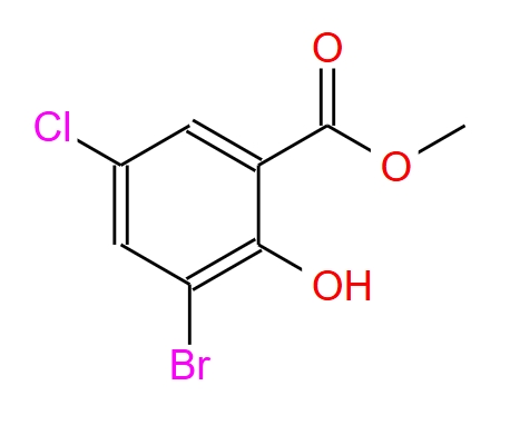 3-溴-5-氯-2-羟基苯甲酸甲酯 4068-71-7