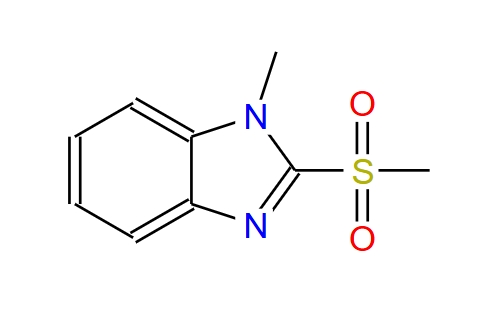 1-甲基-2-(甲磺酰基)苯并咪唑 61078-14-6