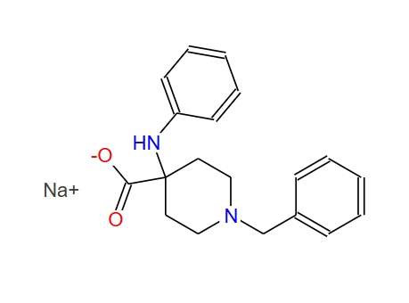1-苄基-4-(苯基氨基)哌啶-4-羧酸钠盐 61085-47-0