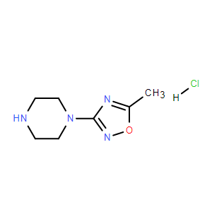 5-甲基-3-(哌嗪-1-基)-1,2,4-恶二唑盐酸盐