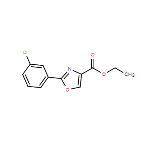 2-(3-氯苯基)-恶唑-4-羧酸乙酯