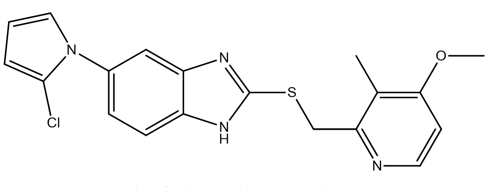 2-（（（4-甲氧基-3-甲基吡啶-2-基）甲基）硫代）-5-（1H-吡咯-1-基）-1H-苯并[d]咪唑