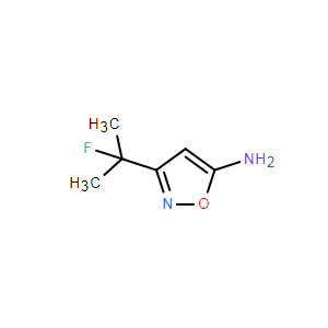 3-(2-氟丙烷-2-基)异恶唑-5-胺