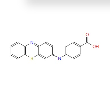 化合物 3-(4'-CARBOXYPHENYL)IMINO-3H-PHENOTHIAZINE 140222-07-7