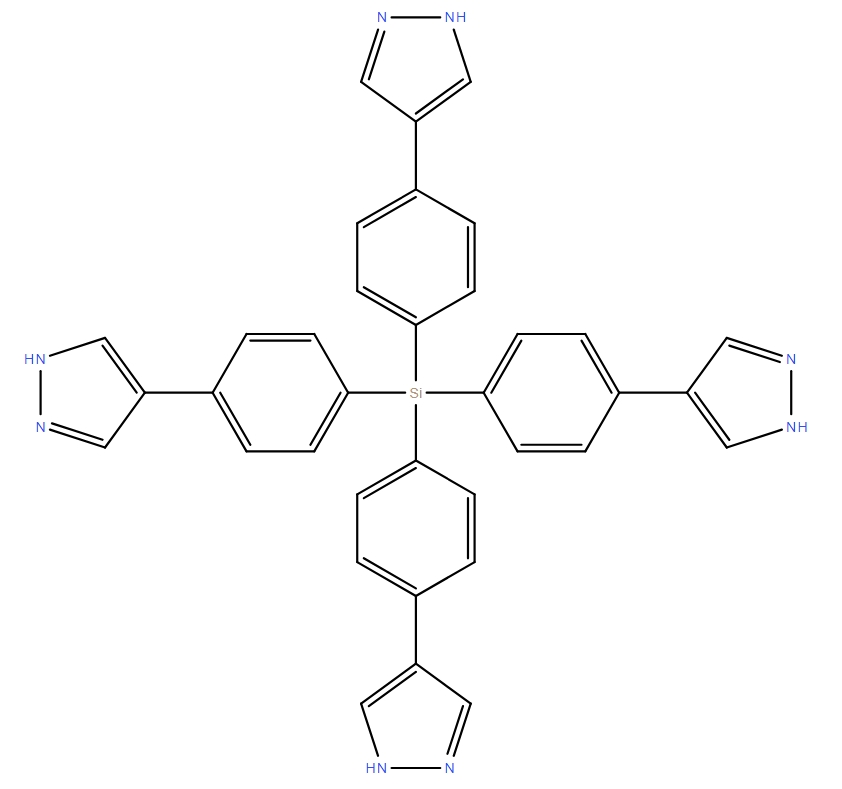 tetrakis(4-(1H-pyrazol-4-yl)phenyl)silane