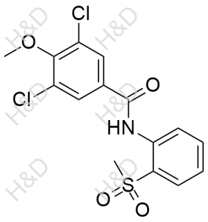 3,5-dichloro-4-methoxy-N-(2-(methylsulfonyl)phenyl)benzamide	多替诺德杂质48
