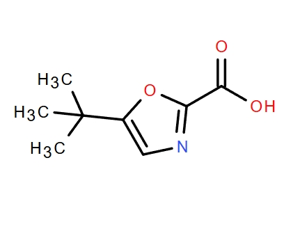 2-OXAZOLECARBOXYLIC ACID, 5-(1,1-DIMETHYLETHYL)- 