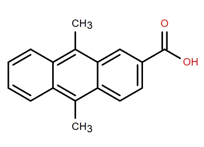 	2-Anthracenecarboxylic acid, 9,10-dimethyl-