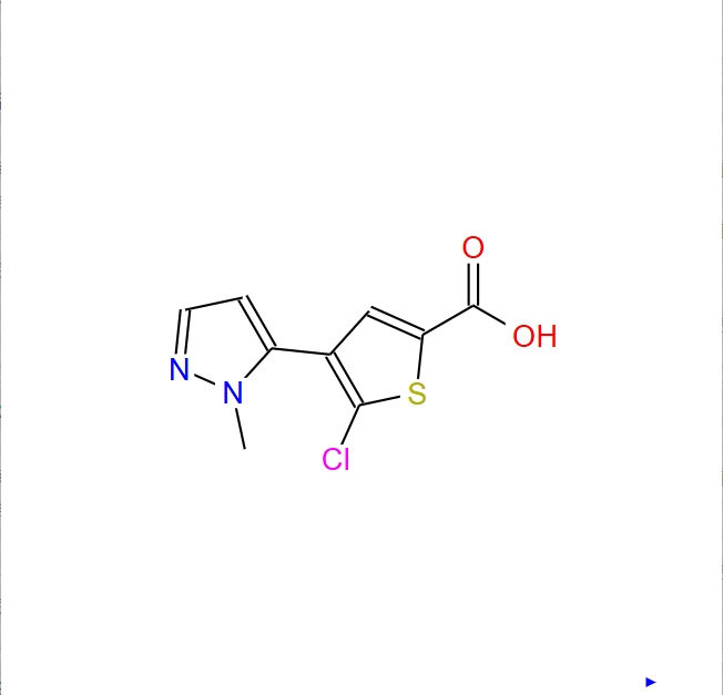 5-氯-4-(1-甲基-1H-吡唑-5-基)-2-噻吩羧酸