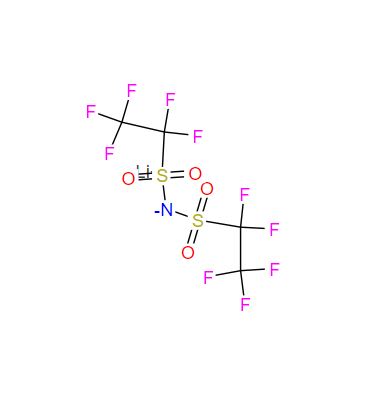 132843-44-8；双(五氟乙基磺酰基)亚氨基锂；Lithium Bis(pentafluoroethanesulfonyl)imide