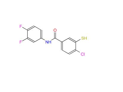 Benzamide, 4-chloro-N-(3,4-difluorophenyl)-3-mercapto-