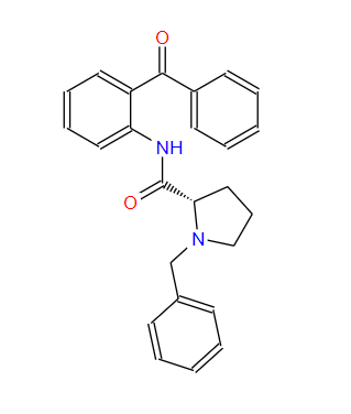 96293-17-3;(R)-2- [N'-(N-苄基脯氨酰)氨基]二苯甲酮;(S)-2-[N'-(N-BENZYLPROLYL)AMINO]BENZOPHENONE