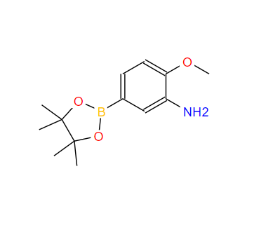 1000339-10-5；2-甲氧基-5-(4,4,5,5-四甲基-1,3,2-二氧杂环戊硼烷-2-基)苯胺；2-Methoxy-5-(4,4,5,5-tetramethyl-1,3,2-dioxaborolan-2-yl)aniline