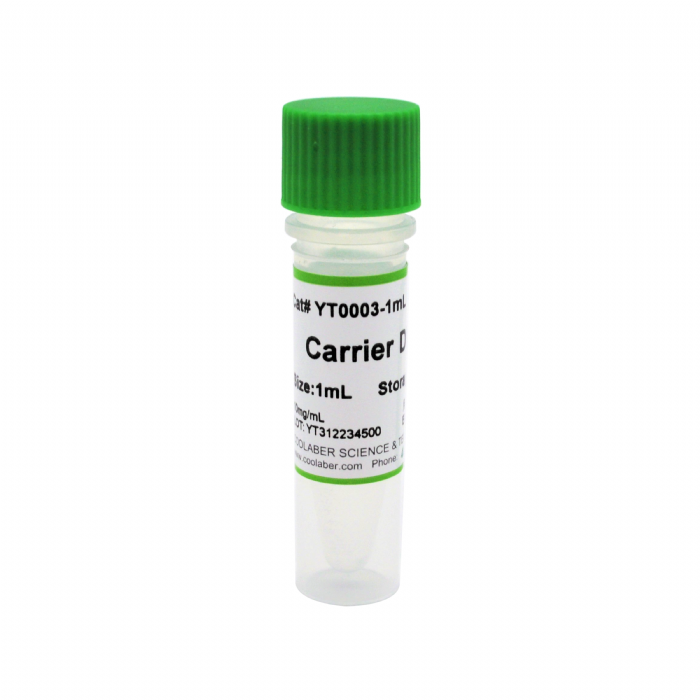 Carrier DNA/鲑鱼精DNA（10mg/mL，用于酵母转化）(酷莱博 YT0003)