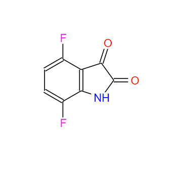 749240-52-6；4,7-二氟靛红；4,7-Difluoro-1H-indole-2,3-dione