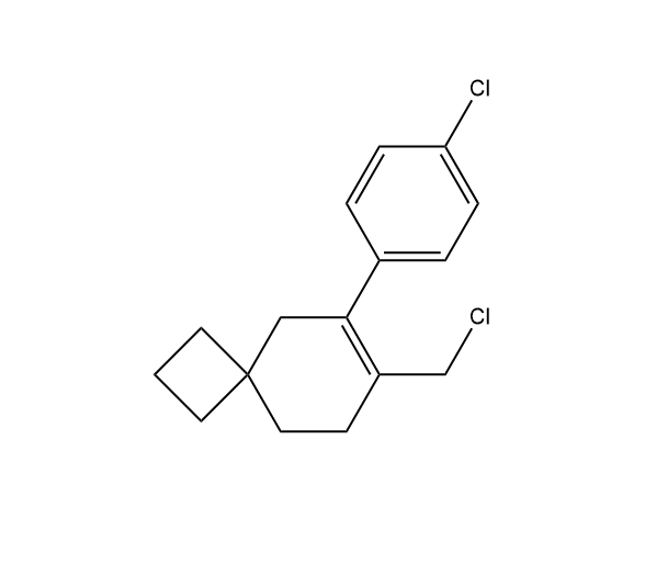 7-(氯甲基)-6-(4-氯苯基)螺[3.5]壬-6-烯