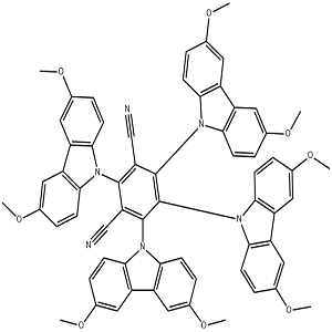 2,4,5,6-四(3,6-二甲氧基-9H-咔唑-9-基)间苯二甲腈
