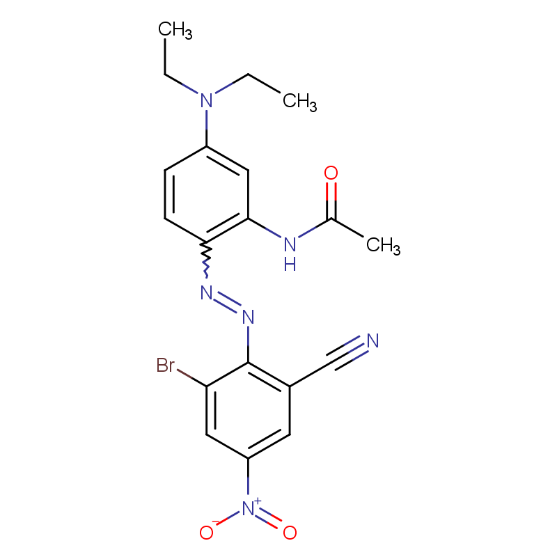 N-[2-[(2-溴-6-氰基-4-硝基苯基)偶氮]-5-(二乙氨基)苯基]乙酰胺