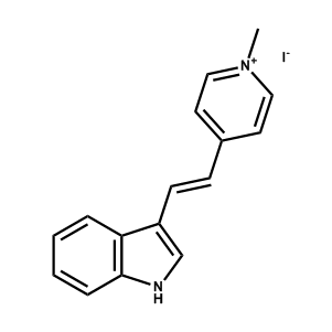 (E)-4-(2-(1H-吲哚-3-基)乙烯基)-1-甲基吡啶-1-鎓碘化物