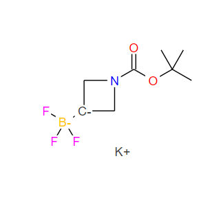 1430219-73-0；N-叔丁基酰基氮杂丁烷三氟硼酸钾；potassium (1-tert-butoxycarbonylazetidin-3-yl)-trifluoro-boranuide