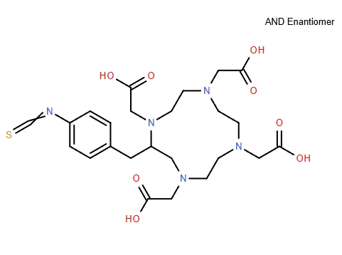 2-[(4-异硫氰基苯基)甲基]-1,4,7,10-四氮杂环十二烷-1,4,7,10-四乙酸 127985-74-4
