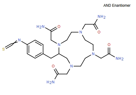 S-2-(4-异硫氰酸根合苄基)-1,4,7,10-四氮杂1,4,7,10-四(2-氨基甲酰基甲基)环十二烷 282097-63-6