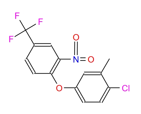 1-(4-氯-3-甲基苯氧基)-2-硝基-4-(三氟甲基)苯