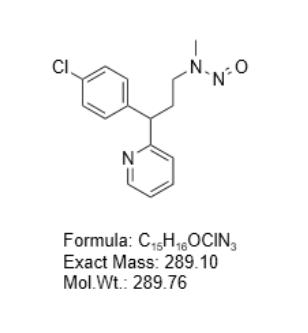 马来酸氯苯那敏亚硝胺杂质