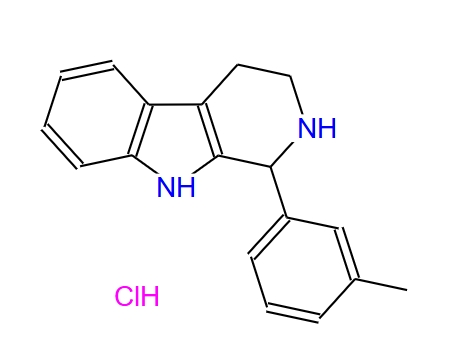 9H-吡啶并(3,4-B)吲哚,1,2,3,4-四氢-1-(M-甲苯基)-,盐酸盐 3489-13-2
