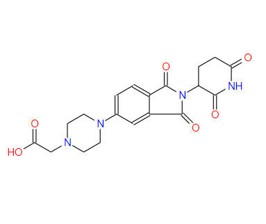 2-(4-(2-(2,6-dioxopiperidin-3-yl)-1,3-dioxoisoindolin-5-yl)piperazin-1-yl)acetic acid