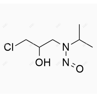 N-(3-chloro-2-hydroxypropyl)-N-isopropylnitrous amide 	N-亚硝基艾司洛尔杂质2