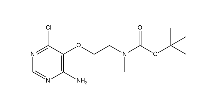 ({2-[(6-氨基-4-氯嘧啶-5-基)氧基]乙基}(甲基)氨基)甲烷酸-2-甲基丙-2-基酯