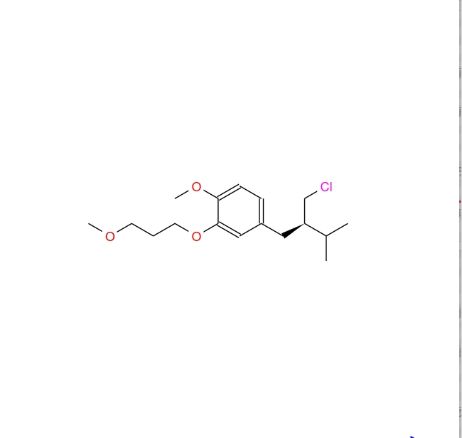 (R)-4-(2-(氯甲基)-3-甲基丁基)-1-甲氧基-2-(3-甲氧基丙氧基)苯 324763-39-5