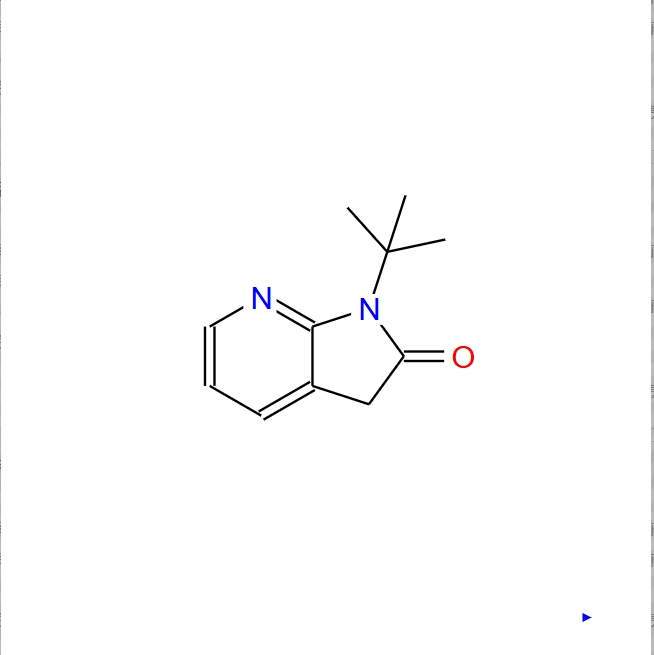 1-(叔丁基)-1,3-二氢-2H-吡咯并[2,3-B]吡啶-2-酮 1455358-06-1