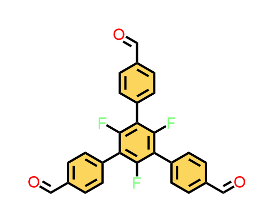 2',4',6'-三氟-5'-(4-甲酰基苯基)-[1,1':3',1''-三联苯]-4,4''-二甲醛 2088007-05-8