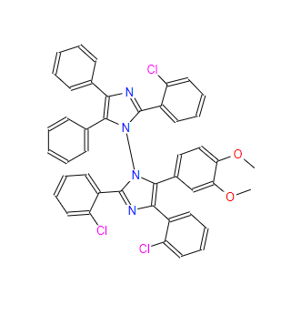 100486-97-3；光引发剂TCDM；2,2',4-Tris(2-chlorophenyl)-5-(3,4-dimethoxyphenyl)-4',5'-diphenyl-1,1'-biimidazole