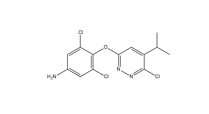 3,5-二氯-4-((6-氯-5-异丙基哒嗪-3-基)氧代)苯胺