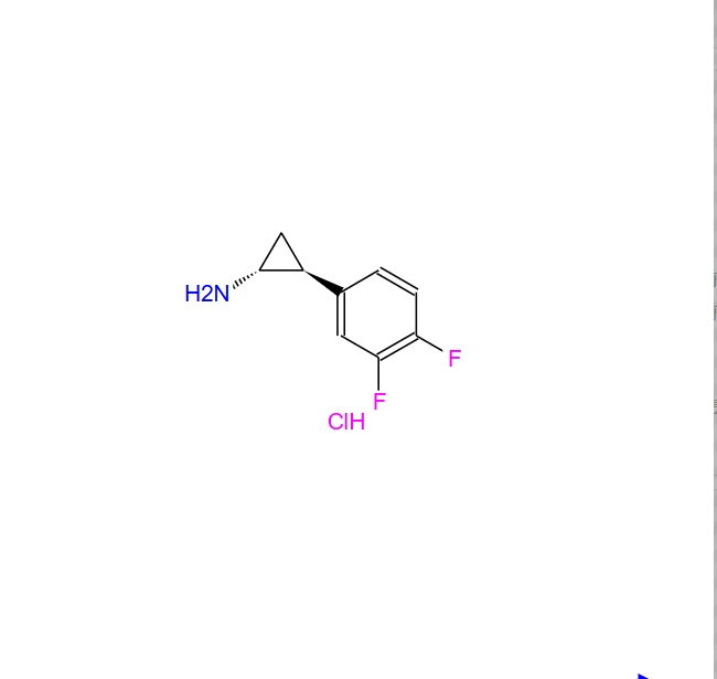 (1R,2S)-2-(3,4-二氟苯基)环丙胺盐酸盐 1402222-66-5