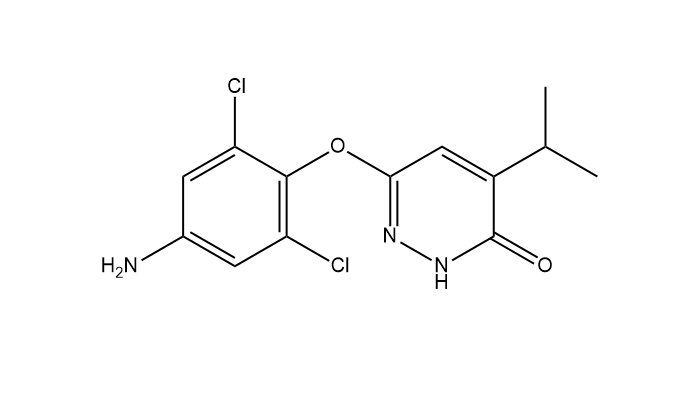 6-(4-氨基-2,6-二氯苯氧基)-4-异丙基吡哆嗪-3(2H)-酮