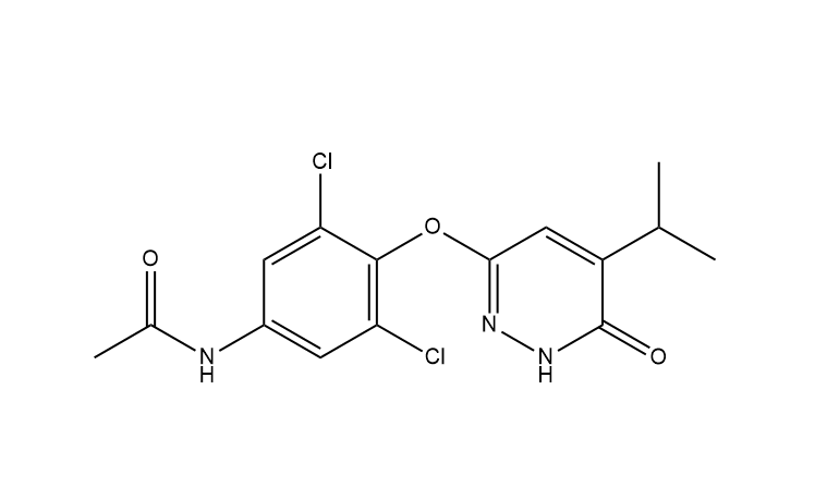 N-(3,5-二氯-4-((5-异丙基-6-氧代-1,6-二氢吡哒嗪-3-基)氧基)苯基)乙酰胺